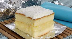 Bolo de coco embrulhado: aprenda a fazer a sobremesa cremosa