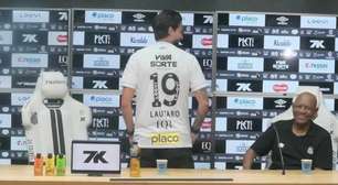 Santos apresenta Lautaro Díaz: "Vestir essa camisa é um sonho de infância"