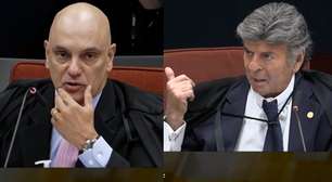 Moraes responde Fux após reclamação: 'Esse aparte foi pedido a mim, não a vossa excelência'