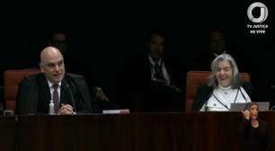 'Espero que não esteja arrependida', diz Moraes a Cármen Lúcia após se confundir