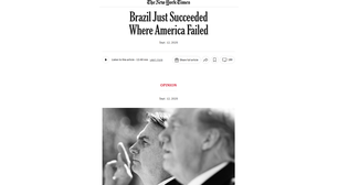 'Brasil teve sucesso onde EUA falharam', diz New York Times sobre condenação de Bolsonaro