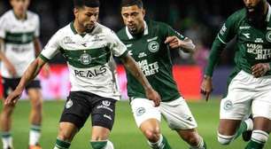 Coritiba e Goiás empatam em jogo que termina em confusão e expulsões