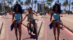 Ciclista passa a mão no corpo de modelo em sessão de fotos e jovem denuncia: 'Violada'