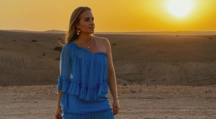 Azul e mix de estampas: 7 looks de Angélica no Marrocos