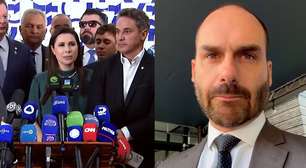 Com o mandato em risco, Eduardo Bolsonaro é colocado pelo PL como líder da minoria na Câmara
