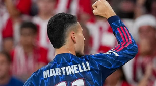 Martinelli decide e Arsenal estreia com vitória sobre o Bilbao na Champions League
