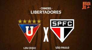 LDU x São Paulo: onde assistir, escalações e arbitragem