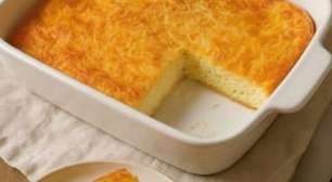 A primeira receita que eu fiz: torta de queijo de liquidificador fácil