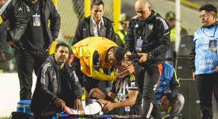 Cuello recebe apoio após sofrer grave lesão e agradece torcida do Atlético