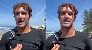 'Uma das baterias mais mal surfadas da minha parte', diz Chumbinho sobre estreia em Imbituba (SC)