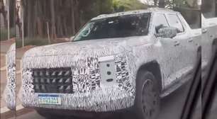 Nova Volkswagen Amarok é flagrada em testes no Brasil e chega em 2027