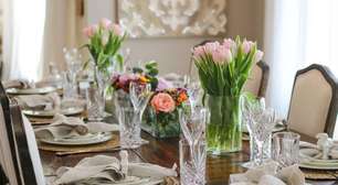 6 dicas para trazer a primavera para a decoração mesa posta