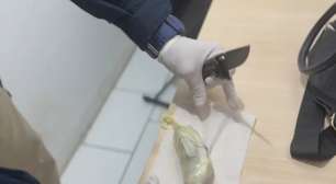 Dupla é presa com haxixe escondido em cobertor, secador de cabelo e nas partes íntimas de mulher