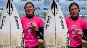 'Está sendo um ano especial', diz Luara Mandelli após se classificar na etapa da WSL de SC