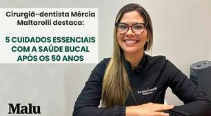 5 cuidados necessários para manter a saúde bucal depois dos 50 anos