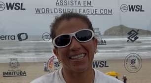 Silvana Lima celebra primeiro torneio feminino da WSL na Praia da Vila: 'Que a experiência leve a melhor'