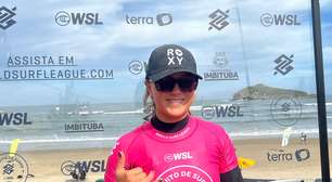 Vice no ranking, Laura Raupp superou lesão para vencer estréia em etapa da WSL em SC: 'Não sabia como ia ser'