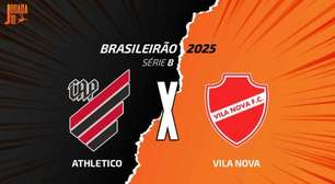 Athletico x Vila Nova: onde assistir, escalações e arbitragem