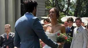 Genro de Faustão, Julinho Casares se emociona ao receber Lara Silva no altar