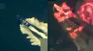 Trump divulga vídeo de ataque a embarcação que diz ser de 'organização terrorista'