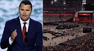 Funeral de Charlie Kirk reúne mais de 100 mil pessoas no Arizona (EUA)