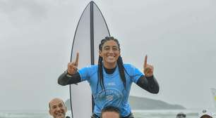 Conheça Daniella Rosas, campeã do 1º torneio feminino da WSL na histórica Praia da Vila, em Imbituba