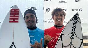 Weslley Dantas, líder do ranking, enfrenta Samuel Pupo na 2ª semi de etapa da WSL em SC