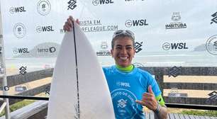 Silvana Lima representa o Brasil contra a peruana Daniella Rosas em final da etapa da WSL em SC