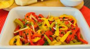 Antepasto de pimentão assado, colorido e saboroso: potente