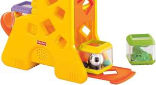 Review com 15% off - Fisher-Price Girafa com Blocos (Peek A Blocks)