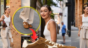 Adeus Adidas Samba! Um tênis brasileiro virou o novo queridinho de Gigi Hadid; descubra preço e detalhes do calçado