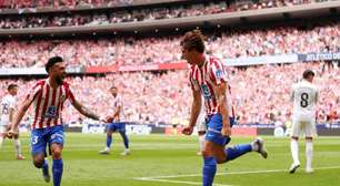 Atlético de Madrid goleia e tira 100% do Real em jogo de duas viradas