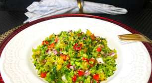 Tabule de brócolis: leve e sem trigo, com menos calorias