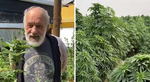 Ex-ator da Globo mostra plantação de maconha em seu sítio: 'Para consumo próprio'