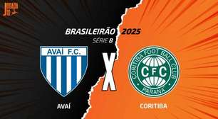 Avaí x Coritiba: onde assistir, escalações e arbitragem