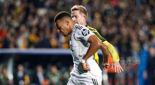 Mbappé faz hat-trick, e Real Madrid goleia Kairat na Champions