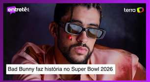 Bad Bunny faz história ao comandar show do intervalo do Super Bowl 2026