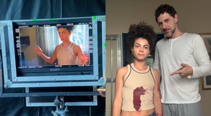 Samantha Jones mostra bastidores de gravação da morte de Ana Clara em Vale Tudo