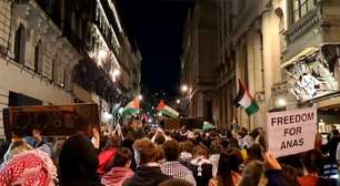 Manifestantes protestam na Europa após Israel interceptar flotilha de ajuda humanitária a Gaza