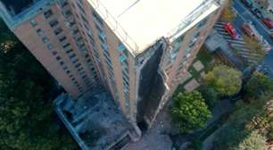 Parte de prédio residencial desaba em Nova York e mobiliza Corpo de Bombeiros