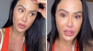 Gracyanne Barbosa chora ao relembrar da dor após lesão: 'Ouvi um estalo muito alto'