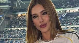 Assumiu? Look de Virginia para jogo de Vini Jr. choca a internet: 'Que isso...'