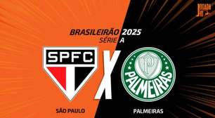 São Paulo x Palmeiras: onde assistir, escalações e arbitragem