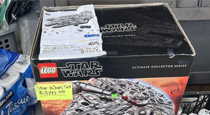 Sortudo encontra LEGO Millennium Falcons de Star Wars em brechó e economiza mais de R$ 7 mil