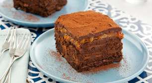 Aprenda uma deliciosa receita de Pavê de Chocolate Amargo e Damasco