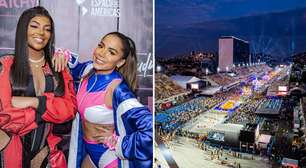 Camarote de Anitta com filho de bicheiro terá Ludmilla como uma das atrações no Carnaval da Sapucaí