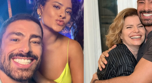 A paz reinou? Cauã Reymond posa com Bella Campos e Debora Bloch em bastidores de 'Vale Tudo'; veja fotos