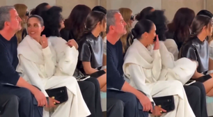 Meghan Markle é criticada por rir de modelo que tropeçou durante desfile