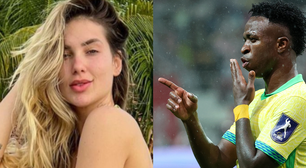 Para quem foi o beijo de Vini Jr. após gol do Brasil no jogo de hoje (10/10)? Atacante revela a verdade após teoria da web com Virgínia: 'A gente está...'