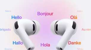 Apple lança no Brasil os AirPods Pro 3 com tradução ao vivo; confira o preço